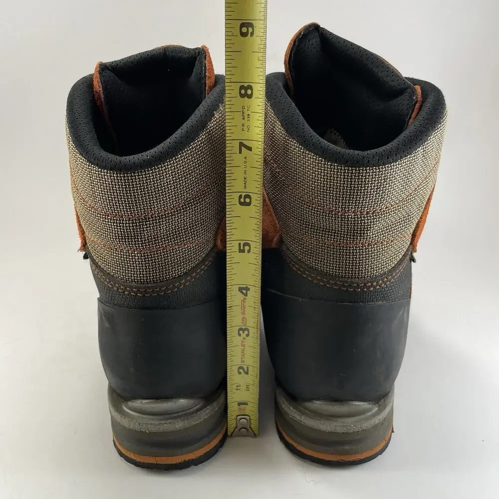 Lowa Cevedale Pro GTX Boots Mens Size 8/41 Orange Black Mountaineering Hiking